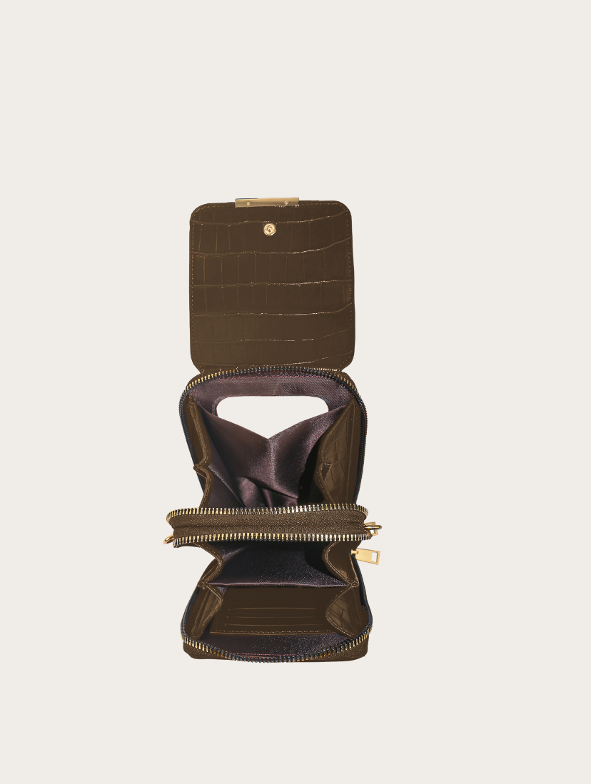 Original Crocodile Bag - Café