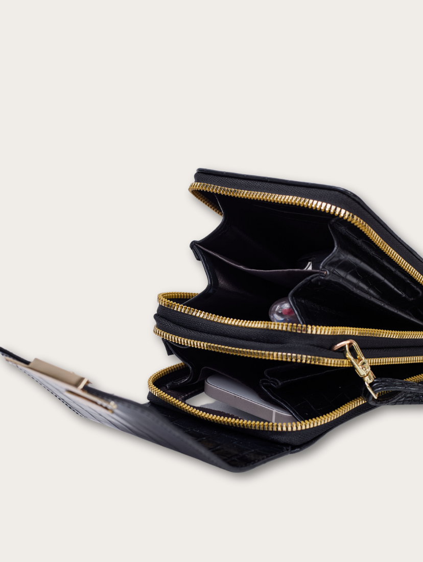 Original Crocodile Bag - Negra