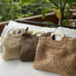 Rafia Beach Bag - Light brown