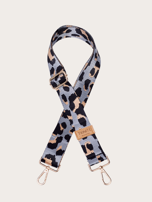 Strap - Leopard Print Gris Azulado